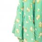 Love Fire Women's Blue Green Floral Blouse Flair Ruffled Sleeves Size 2X  003