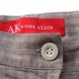 AK Anne Klein Shimmery Brown Striped Women's Pants Slacks Size 10 021