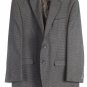 Chaps Dark Brown Houndstooth Men's Suit Jacket 2 Buttons 42R