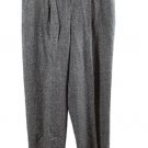 Joan Leslie Black White Women's Dress Pants Herringbone Pattern 18W 060