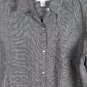 Maggie Mcnaughton Gray Women's 3/4  Sleeve Button Up Top Blazer 2X 017