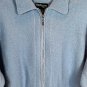 Style & Co Blue Women's Collared Cardigan Sweater Front Zip Size 2X 041