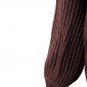 Pretty Garden Brown Women's Pullover Ribbed Knit Sweater Small 028