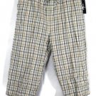 Erika Plaid Women's Short Pajama Pants Drawstring Elastic Waist 2X 002