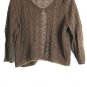 Villager by Liz Claiborne Brown Women's Open Knit Sweater Size 3 019