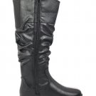 Easy Street Bee Black Women's Tall Boots Side Zip Size 6.5 M