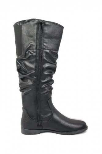 Easy Street Bee Black Women's Tall Boots Side Zip Size 6.5 M