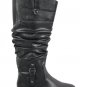 Easy Street Bee Black Women's Tall Boots Side Zip Size 6.5 M