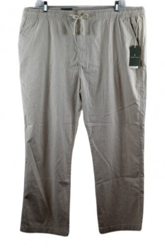 Mutual Weave Tan Women's Relaxed Beach Pant XX Large 030