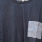 ASOS Black Men's Tee Shirt Crewneck Short Sleeve Front Pocket Size Large  006