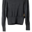 Ryegrass Black Women's Long Sleeve Knit Top Blouse Pullover Large 051 Ryegrass Black Women's Long Sleeve Knit Top Blouse Pullover Large 051