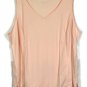 Belle by Kim Gravel Pink 2 Pc Pink Women's Sheer Tunic Top Tank Pullover 3X 047