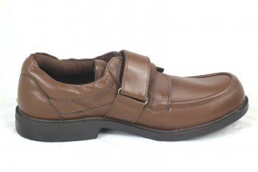 Dr Scholls Double Air Pillo Men's Comfort Walking Shoes Brown Leather Strap 14 D