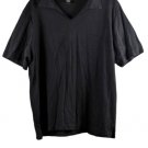 Style & Co Black Women's Casual Collared Top Blouse Pullover Short Sleeve 1X 060
