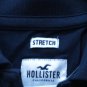 Hollister California Navy Women's Short Sleeve Shirt Collard Size Small 017