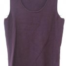 Valerie Stevens Collection Brown Women's Tank Top Sleeveless Size Medium   014