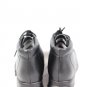 24 Hour Black Women's Amy Leather Lace Up Fashion Bootie Size 5 Wide Width