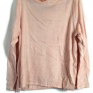 Sag Harbor Pink Women's Long Sleeve Sweater Cowl Neck Size 1X 011