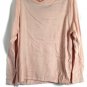 Sag Harbor Pink Women's Long Sleeve Sweater Cowl Neck Size 1X 011
