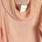 Sag Harbor Pink Women's Long Sleeve Sweater Cowl Neck Size 1X 011