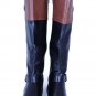 Rampage Women's Ram Ivey Black Cognac Tall Riding Boots Size 9.5 M