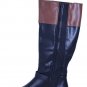 Rampage Women's Ram Ivey Black Cognac Tall Riding Boots Size 9.5 M