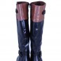 Rampage Women's Ram Ivey Black Cognac Tall Riding Boots Size 9.5 M