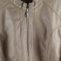 Lock & Love Brown Women's Motorcycle Biker Faux Leather Jacket Large