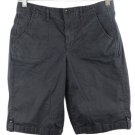 Westbound Black Women's Bermuda Short  Zip Button Closure Size 10 024