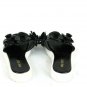 Nine West Black Women's Relly Flowered Slide Casual Sandals Open Toe 6 M