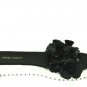 Nine West Black Women's Relly Flowered Slide Casual Sandals Open Toe 6 M