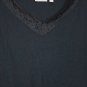 Croft & Barrow Black Women's Tank Top Lace Trim Neckline Size 1X 013