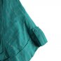Sag Harbor Stripe Green 2 Pc Women's Tank Top Collared Button Up Blouse 2X 008
