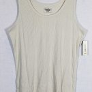 St John's Bay Tan Women's Tank Top Pullover Size 1X 018 St John's Bay Tan Women's Tank Top Pullover Size 1X 018