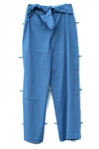 INC International Concepts Blue Women's Denim Pants High Rise Wide Leg L 011