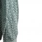 Draper's & Damon's Blue Women's Crochet Eyelit Pattern Cardigan Sweater 1X 039