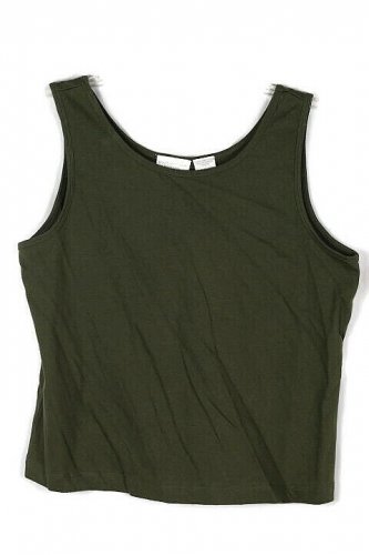 Worthington Essentials Green Women's Sleeveless Tank 1X 024