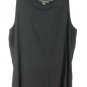 Venezia Black Women's 2Pc Sweatshirt Tank Set Outfit Size 18/20 045