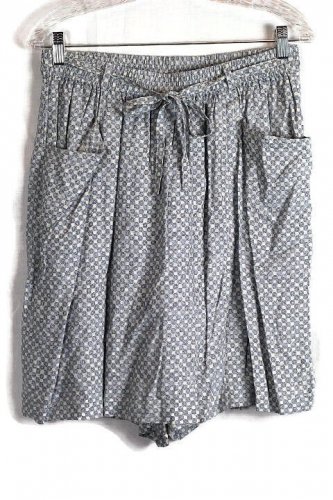 Elisabeth by Liz Claiborne Blue White Women's Wrap Shorts Skirt Size 16 016