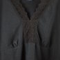 Sonoma Life+Style Black Women's Short Sleeve Top Blouse Pullover 2X 055