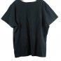 Sonoma Life+Style Black Women's Short Sleeve Top Blouse Pullover 2X 055
