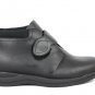 Dr Scholl's Double Air Pillo Women's Ankle Boots Black Leather Adjust Strap 10W