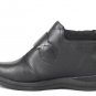 Dr Scholl's Double Air Pillo Women's Ankle Boots Black Leather Adjust Strap 10W
