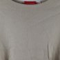 Liz Claiborne Tan Women's  Short Sleeve Cropped Shirt Pullover Large 017