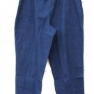 Denim & Co  Blue Denim Women's Misses Pull On Pants Stretch Waist Size 12A  014