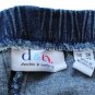 Denim & Co  Blue Denim Women's Misses Pull On Pants Stretch Waist Size 12A  014