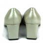 Allure Women's Tan Pump Shoes Heels Square Toe Slip On Size 9M