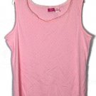 Cappagallo Pink Women's Tank Top Size 1X 007