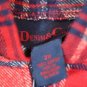 Denim & Co Multicolor Plaid Women's Sweater Hoody Front Zip Pockets Size 2X 047