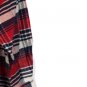 Denim & Co Multicolor Plaid Women's Sweater Hoody Front Zip Pockets Size 2X 047
